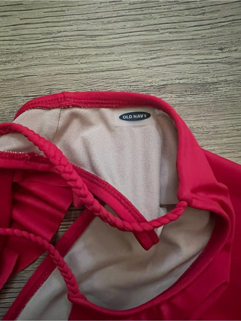 Girls Red old navy Two-Piece Swim Set size 6